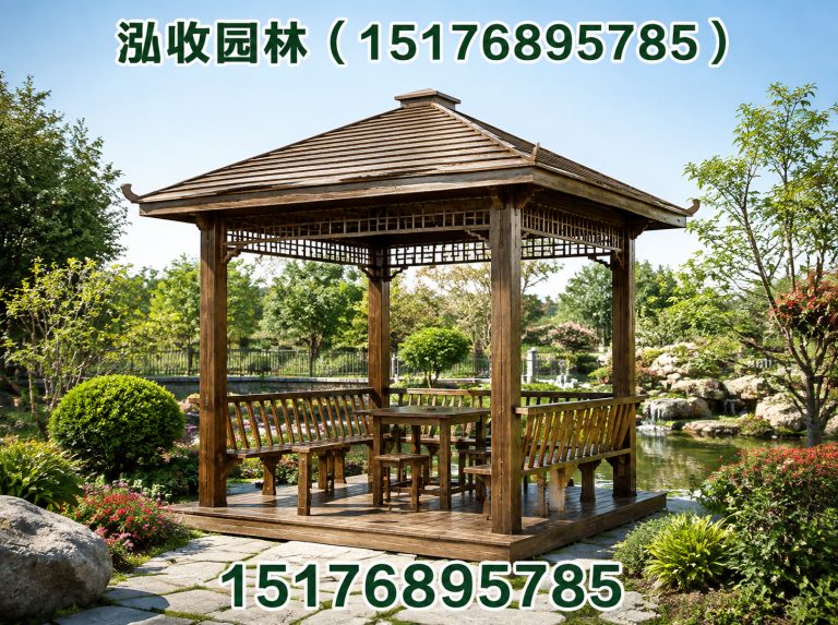 许昌防腐木凉亭展示图